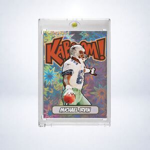 Michael Irvin Custom Holographic 3 Card Lot | Dallas Cowboys SSP Insert Set